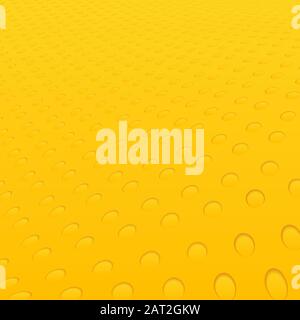 Cerchi gialli astratti motivo geometrico del foro onda sfondo e texture. Illustrazione del vettore Illustrazione Vettoriale