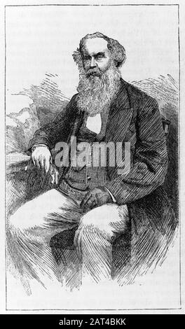 Sale Sir Titus (1803-1876), 1st Baronet, stampa ritratto 1872 Foto Stock