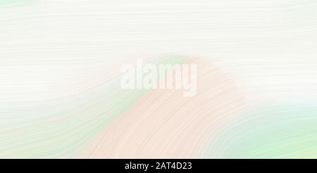 colorato marmo fluido creativo con un design curvilineo con biancheria, tè verde e antico colore bianco. Foto Stock