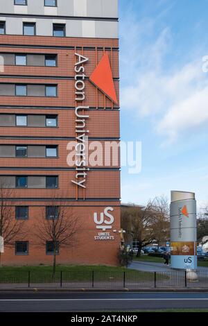 Complesso di alloggi studenteschi Unite per l'Aston University di Birmingham Foto Stock