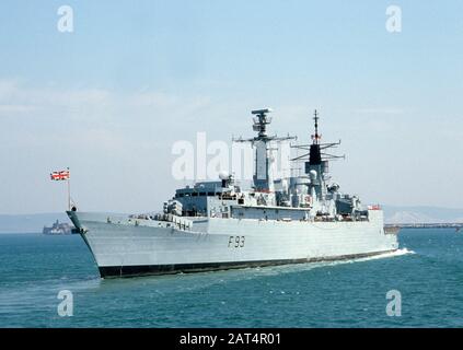 Hms Beaver, Portsmouth, Inghilterra, Giugno 1985 Foto Stock