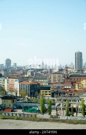 Fondazione Fondazione Fondazione Prada, Museo Della Collezione D'Arte Prada, Torre Koolhaas, Milano, Lombardia, Italia, Europa Foto Stock