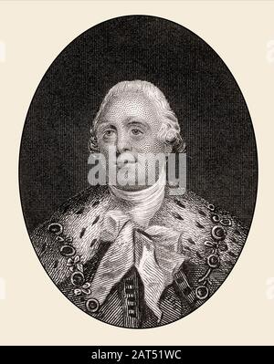 Giorgio III, re del Regno Unito di Gran Bretagna e Irlanda dal 1760 al 1820 Foto Stock
