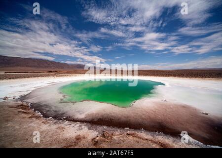 Lagunas Escondidas De Baltinachi, Deserto Di Atacama, Antofagasta, Cile Foto Stock