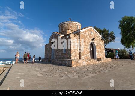 Protaras, Cipro - 6 ottobre. 2019. La chiesa di San Nicola Foto Stock