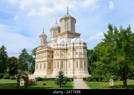 Cattedrale, Curtea de Arges, Muntenia, Romania Foto Stock