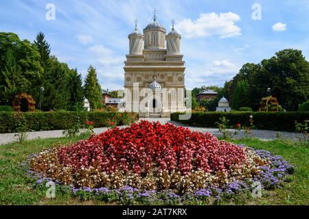 Cattedrale, Curtea de Arges, Muntenia, Romania Foto Stock