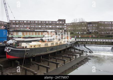 Brentford Dock, Brentford, Hounslow, Middlesex, Regno Unito Foto Stock