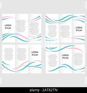 Template Vector design per Brochure, AnnualReport, Magazine, Poster, Presentazione aziendale, Portfolio, Flyer, infografica, layout moderno con co blu Illustrazione Vettoriale