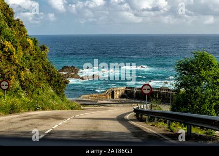 Costa del Mar Cantabrico Foto Stock