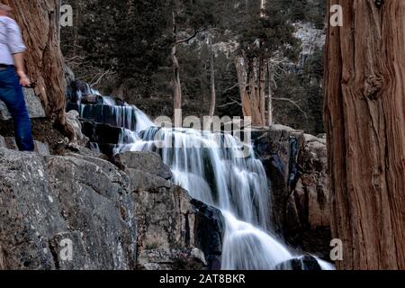 Cascata Nel South Lake Tahoe, California - Eagle Falls Presso La Emerald Bay | 2019 Foto Stock