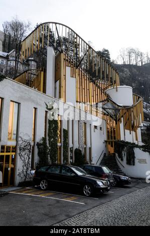 Centro d'Arte e comunicazione a Vaduz, Liectenstein Foto Stock