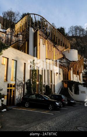 Centro d'Arte e comunicazione a Vaduz, Liectenstein Foto Stock