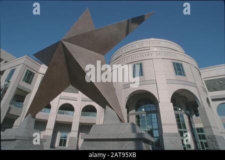 Austin, Texas: Bob Bullock Texas state History Museum, inaugurato nel 2001 ©Bob Daemmrich Foto Stock