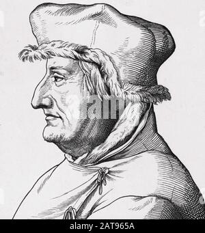 Nicolaus COPERNICUS (1473-1543) astronomo polacco, economista, matematico Foto Stock