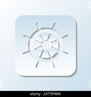 Volantino scolpito in carta - Illustrazione vettoriale Illustrazione Vettoriale