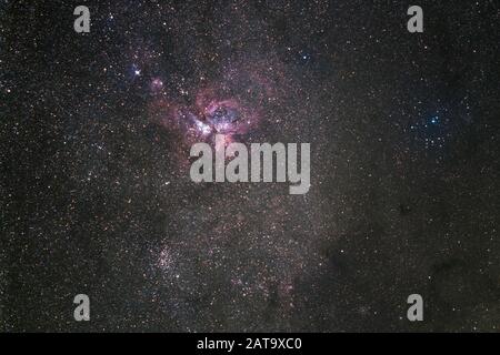 ETA Carinae Nebulae e luogo incredibile sull'universo. Il posto più grande dell'universo per le nuove stelle nate. Una vista incredibile del cielo notturno Foto Stock