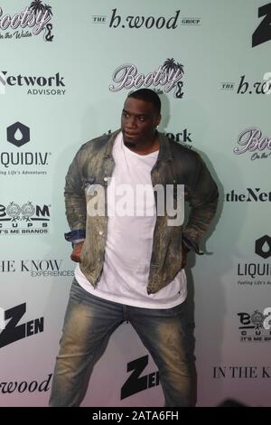 Miami, Stati Uniti. 31st Gen 2020. Donovan carter frequenta Bootsy on the Water il 31st gennaio 2020 a Miami, Florida. Credito: Il Photo Access/Alamy Live News Foto Stock