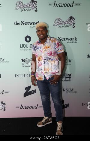 Miami, Stati Uniti. 31st Gen 2020. Yasiel Puig frequenta Bootsy on the Water il 31 gennaio 2020 a Miami, Florida. Credito: Il Photo Access/Alamy Live News Foto Stock