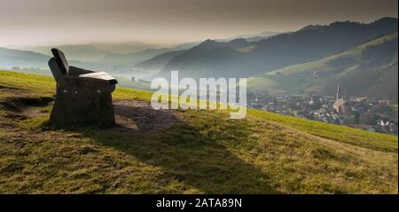 Belle altezze di Oberharmersbach nella foresta nera in germania Foto Stock
