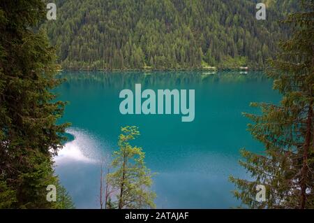 Lago Anterselva (Anterselva See), Osttirol, Trentino Alto Adige, Italia, Europa Foto Stock