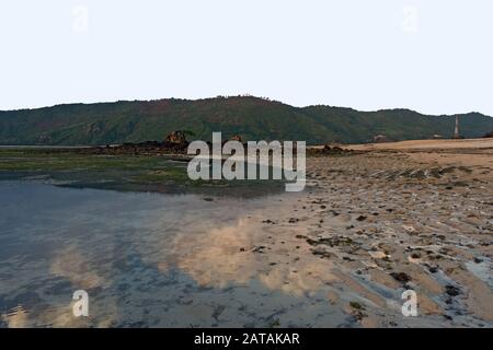 Kuta Beach, Pantai Kuta, Lombok, Indonesia Foto Stock