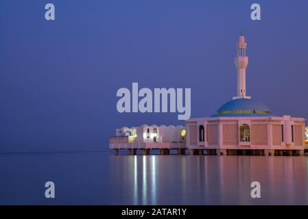 Masjid al Rahma, la moschea galleggiante di Jeddah Foto Stock