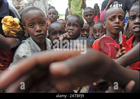 6 Novembre 2011. Dadaab, Kenya. Dadaab è una città semi-arida nella contea di Garissa, in Kenya. Foto Stock