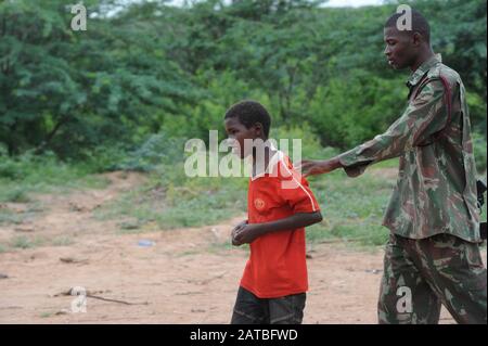 6 Novembre 2011. Dadaab, Kenya. Dadaab è una città semi-arida nella contea di Garissa, in Kenya. Foto Stock