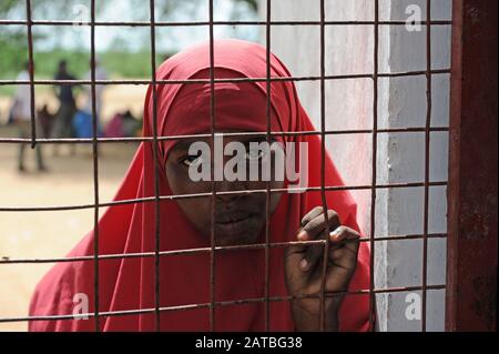 6 Novembre 2011. Dadaab, Kenya. Dadaab è una città semi-arida nella contea di Garissa, in Kenya. Foto Stock