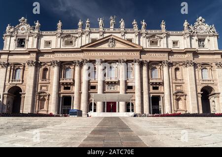 Basilica di San Pietro a Roma Foto Stock