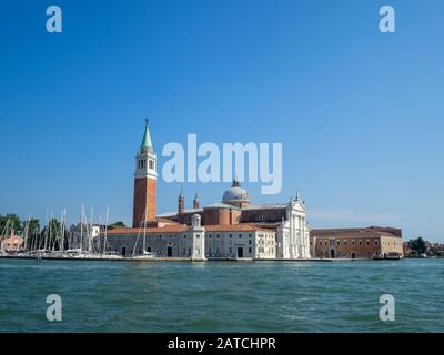 Isola San Giorgio maggiore, Venezia Foto Stock