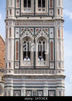 Campanille di Giotto, Firenze Foto Stock