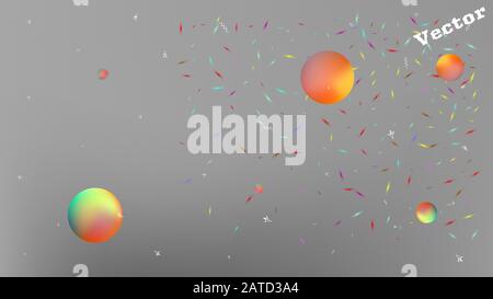 Texture di sfondo, luminosa. Spazio incontaminato fantasia. Idea creativa di illustrazione colorifica. Bianco neutro. Immagine di sfondo dello spazio astratto. Colorato n Illustrazione Vettoriale