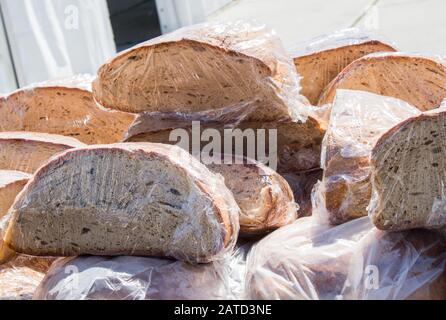 Tradizionale stile turco fatto pane focaccia Foto Stock