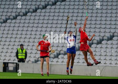 Febbraio 1st, 2020, Cork, Irlanda: Camogie Leagues Division 1 - Cork (1-18) Vs Waterford (0-12) Foto Stock