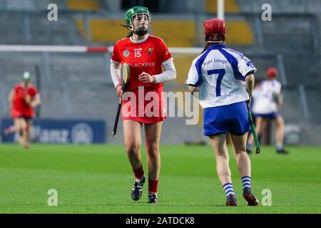 Febbraio 1st, 2020, Cork, Irlanda: Camogie Leagues Division 1 - Cork (1-18) Vs Waterford (0-12) Foto Stock