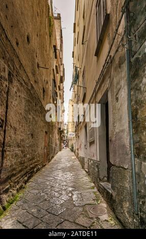 Vico del Fico al purgatorio, il passaggio a Centro Storico trimestre, Napoli, campania, Italy Foto Stock