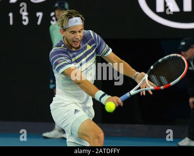 Melbourne, Australia. 02nd Feb, 2020. D14 Mf Dominic Thiem (Aut) In Mens Singles Final Photo Anne Parker International Sports Fotos Ltd/Alamy Live News Foto Stock