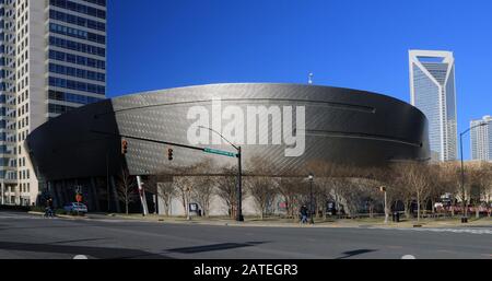 The Nascar Hall Of Fame A Charlotte, North Carolina Foto Stock