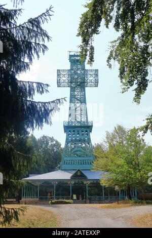 La Josephskreuz Joshep Cross vicino Stolberg in Harz Montagne in Germania Foto Stock