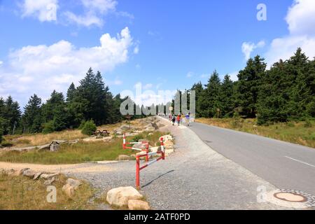 Brocken In Harz Mountains, Germania Foto Stock