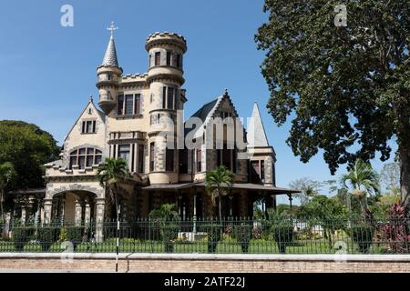 Castello Di Stollmeyer, Porto Di Spagna, Trinidad E Tobago Foto Stock