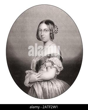 Victoria, Regina del Regno Unito di Gran Bretagna e Irlanda dal 1837 al 1901 Foto Stock