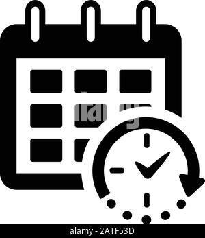 Timer ben organizzato e completamente modificabile, evento, data di consegna, icona di pianificazione per qualsiasi uso come supporti di stampa, web, immagini di stock, uso commerciale o qualsiasi ki Illustrazione Vettoriale