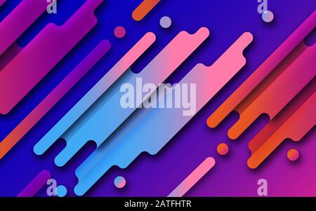 Intestazione di tendenza astratta o disegno di banner per il web e altre texture di sfondo. Foto Stock