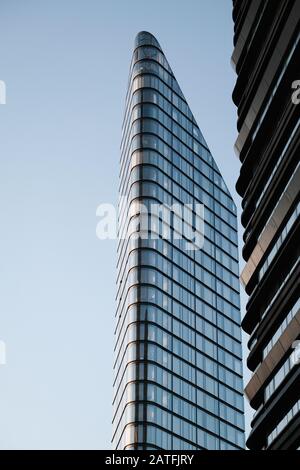 Architettura Moderna Di City Road, Londra, Regno Unito Foto Stock