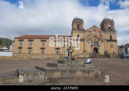 Il Convento de los Franciscanos e Basílica Menor a Monguí, Boyaca, Colombia Foto Stock