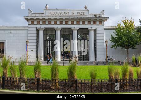 Cementerio de la Recoleta o Cimitero Recoleta, quartiere´s Recoleta, capitale dello stato Buenos Aires, Argentina, America Latina Foto Stock