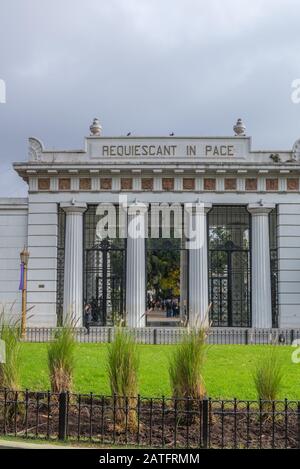 Cementerio de la Recoleta o Cimitero Recoleta, quartiere´s Recoleta, capitale dello stato Buenos Aires, Argentina, America Latina Foto Stock